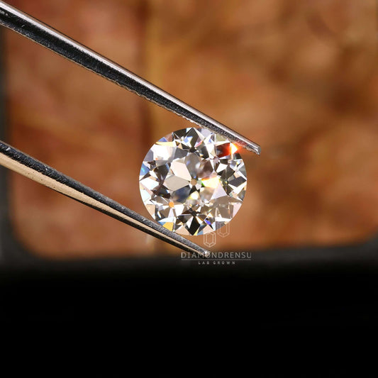 Round Old European Cut Lab Grown Diamond