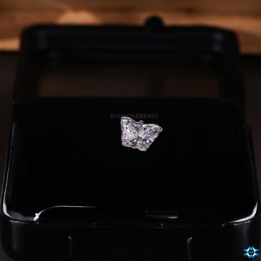 Antique 0.92 CT Butterfly Cut Loose Moissanite for Engagement Ring