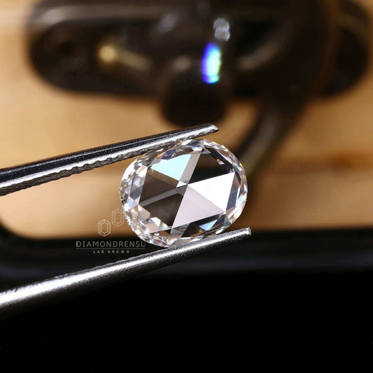 Cushion Cut Rose Cut Lab Grown Loose Diamond