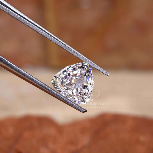 Trillion Step Cut Diamond, IGI Certified Lab Grown Diamond