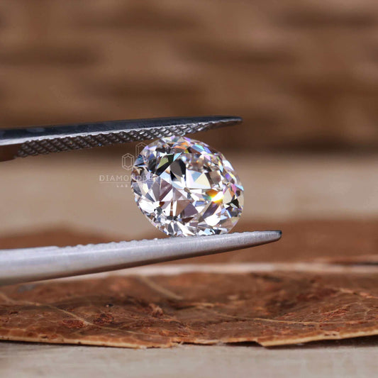 IGI Certified Round Old European Cut 2 Carat Lab Grown Diamond