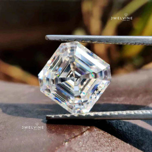 11.85 CT Asscher Cut Colorless Lab Grown, Loose Lab Grownfor Custom Engagement Ring, Wedding Ring or Pendant