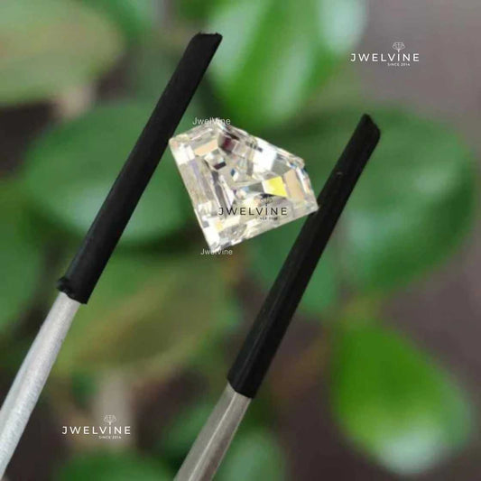 Fancy 2.36 CT Diamond Shape Colorless Loose Moissanite for Jewelry