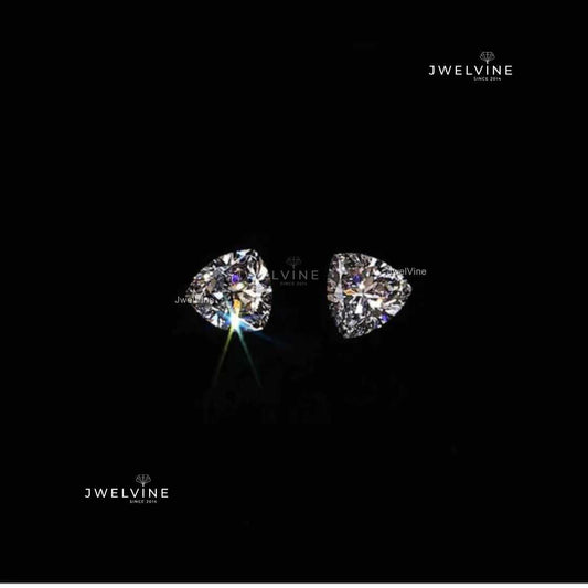 3.50 MM Trillion Cut EF/VS Lab Grown Diamond Matching Pair