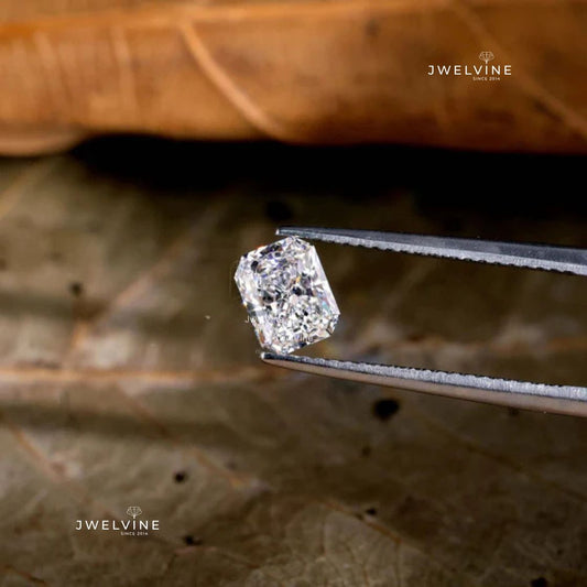 1 CT Radiant Cut Lab Created Diamond for Customized Engagement Ring