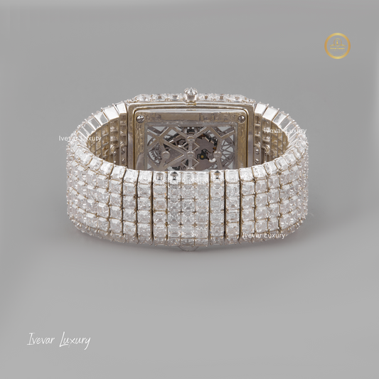 Luxury Iced Diamond Watch – Unique Custom Edition by Ivevar