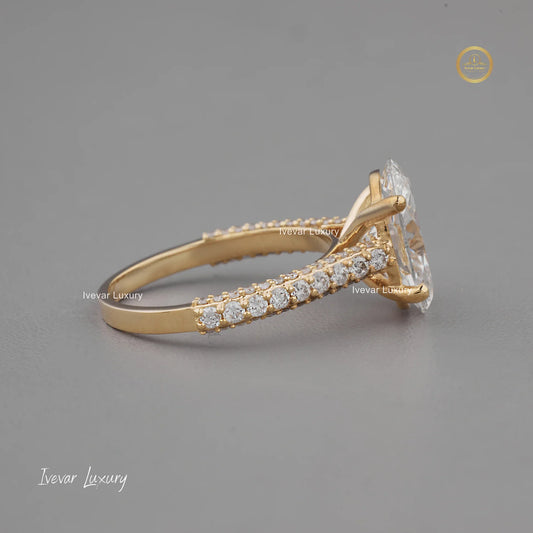 Natural Diamond Eternity Ring Luxury by Ivevar