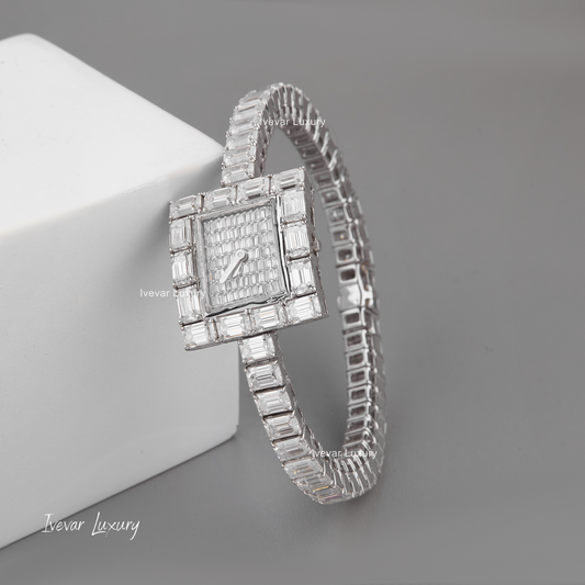 Glam Custom Luxury Watch with Lab Grown Diamonds by Ivevar