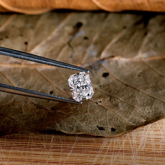 1 CT Radiant Cut Lab Created Diamond for Customized Engagement Ring