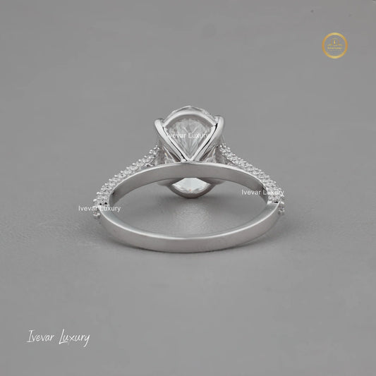 Unique Custom Natural Diamond Ring by Ivevar