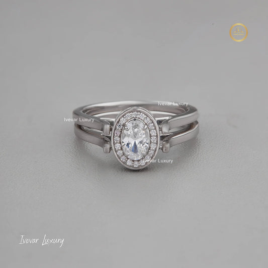 High End Natural Diamond Ring by Ivevar