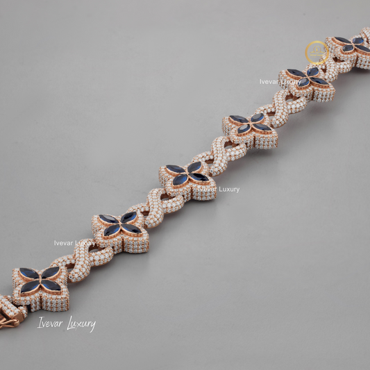 Luxury Moissanite Diamond Personalized Bracelet by Ivevar