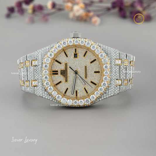 Fully Iced-Out Watch Lab Diamond by Ivevar