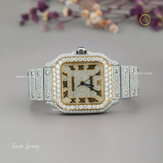 Full Iced Out Watch – Luxury Natural Diamonds by Ivevar