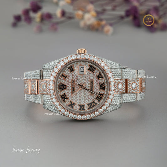 Full Iced Out Watch with Natural Diamonds – Luxury Edition by Ivevar