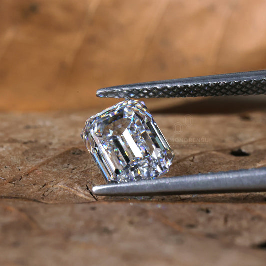 Emerald Cut Lab Grown Diamond, 2.01 CT E/VS Lab Created Diamond for Custom Engagement Ring