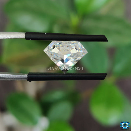 Fancy 2.36 CT Diamond Shape Colorless Loose Moissanite for Jewelry