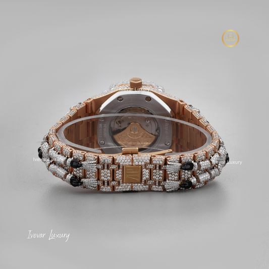 Luxury Custom Watch – Unique Iced-Out Diamonds by Ivevar