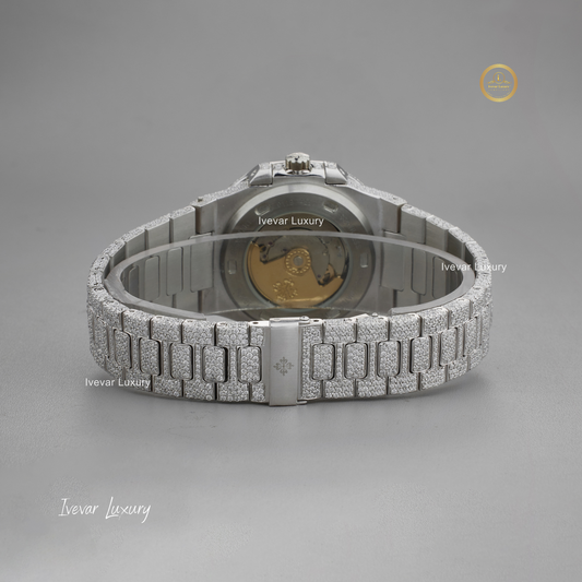 Lab Diamond Fully Iced Watch Luxury by Ivevar