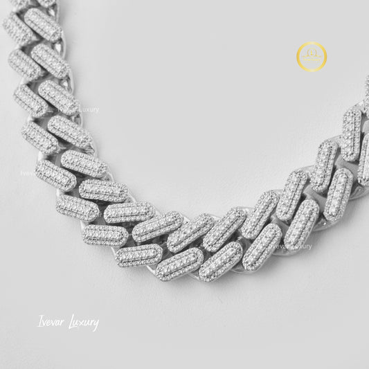 Moissanite Diamond Tennis Chain Bracelet by Ivevar